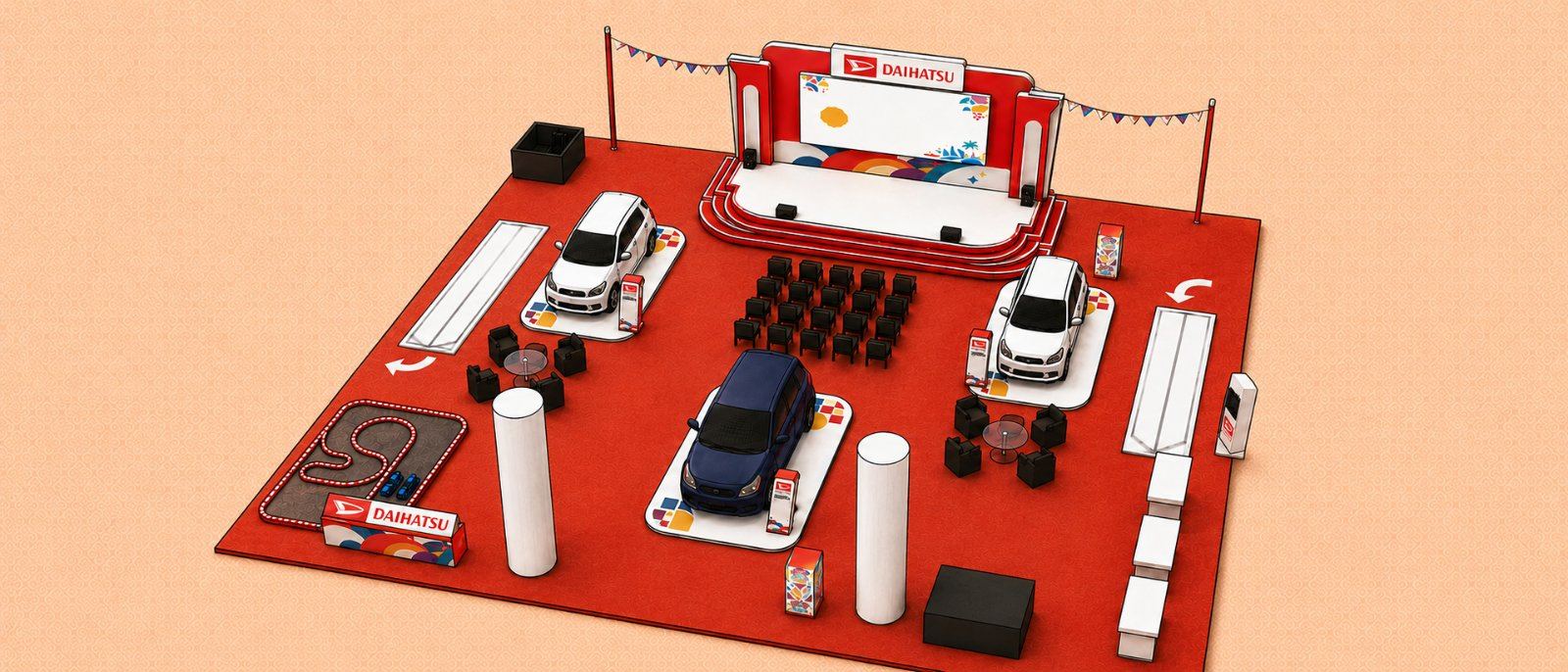 Denah area Daihatsu Kumpul Sahabat Batam
